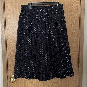 Navy A line Skirt J Crew